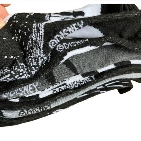 NWT Disney Women’s Teens Ankle Socks 6 Pr Nightmare Before Christmas- Size 6-11 - Picture 8 of 10